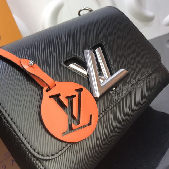 LV包 LV女包 M53922 Twist中號手袋 2019秋季款 Epi皮革 編織手柄手提包 LV新款斜挎包  ydh3376